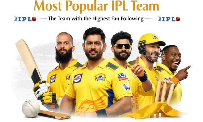Highest Fan Following IPL Team